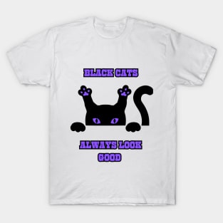 black cat always look good classic T-Shirt